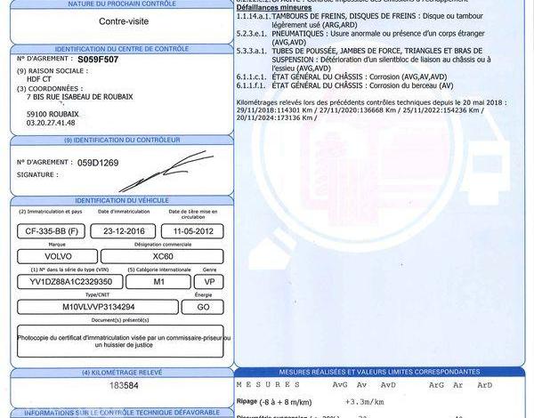 VOLVO XC60 2,0 D3 165 DRIVE MOMENTUM NOIR CF-335-BB