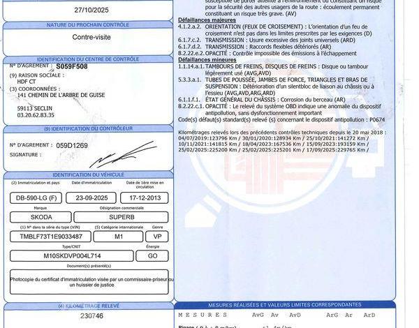 SKODA SUPERB COMBI 2.0 TDI 170 GREENTEC LAURIN KLEMENT 4X4 DSG NOIR DB-590-LG