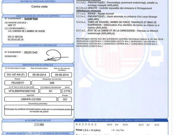 PEUGEOT 308 AFF 92CH PACK CLIM CD GRIS DG-197-KN