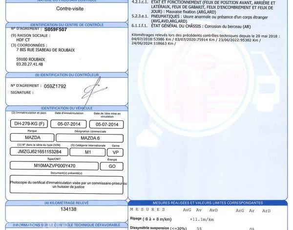 MAZDA 6 2,2 SKYACTIV-D 150 ELEGANCE NOIR DH-279-KG