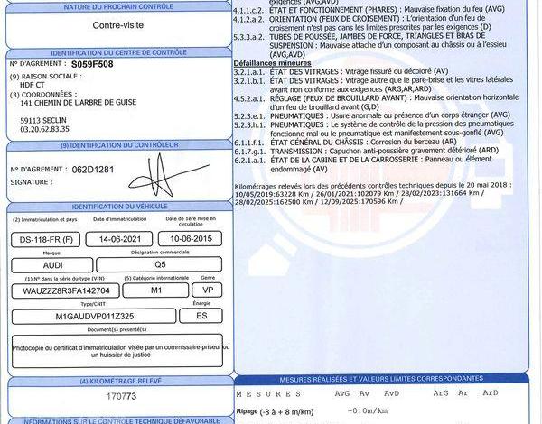 AUDI Q5 2.0 TFSI 180 AMBITION LUXE QUATTRO GRIS DS-118-FR