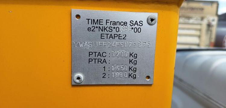 NISSAN CABSTAR NT400 32,12  AVEC NACELLE TIME ETL30 – 10 M – DIESEL – 2106 HEURES BLANC DW-708-LM