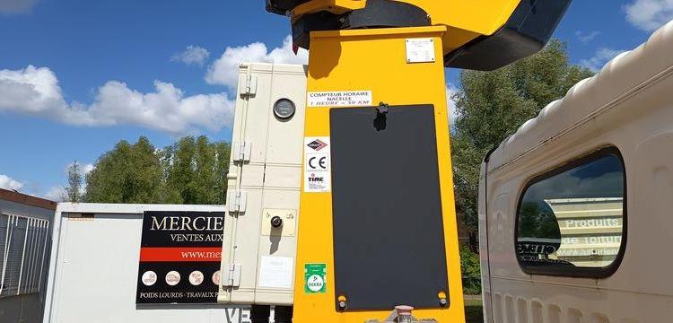 NISSAN CABSTAR NT400 32,12  AVEC NACELLE TIME ETL30 – 10 M – DIESEL – 2106 HEURES BLANC DW-708-LM