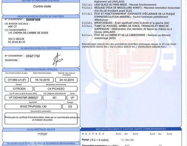 CITROEN C4 PICASSO 1.2 PURETECH 130 FEEL EDITION GRIS DY-565-LH