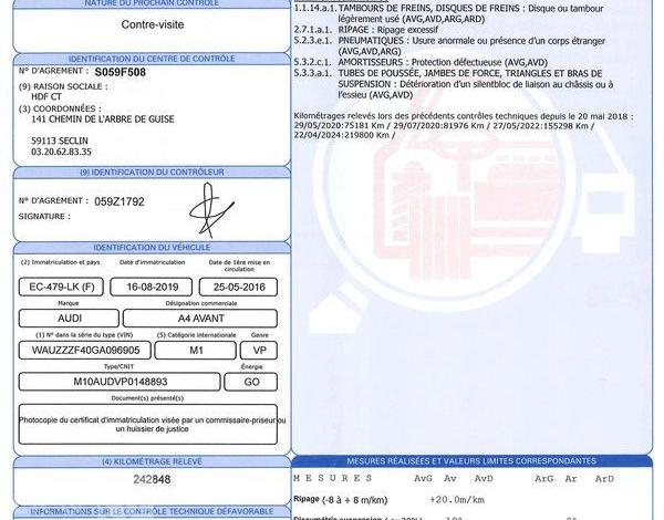 AUDI A4 AVANT 2.0 TDI 150 BUSINESS LINE S-TRONIC MARRON EC-479-LK