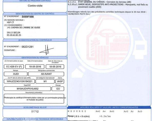 AUDI A6 AVANT 3.0 TDI 270 S-LINE QUATTRO S-TRONIC NOIR EC-626-EV