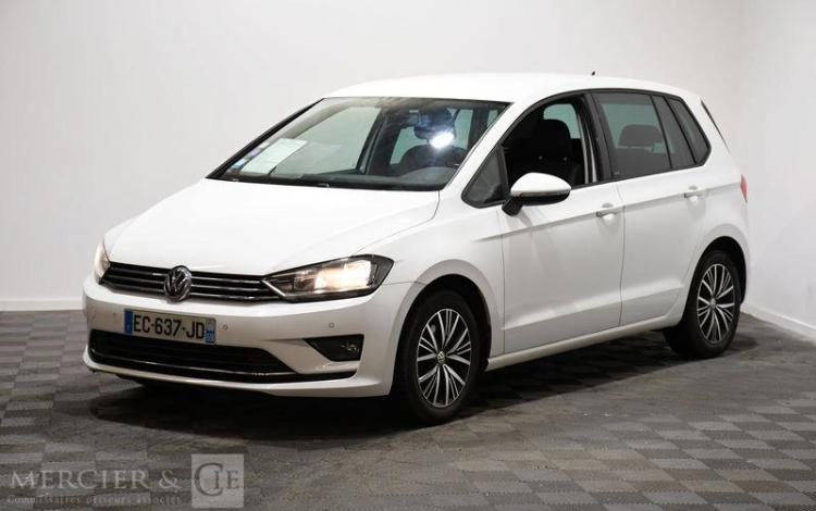 VOLKSWAGEN GOLF SPORTVAN 1.4 TSI 125CH BLUEMOTION ALLSTAR DSG BVA BLANC EC-637-JD