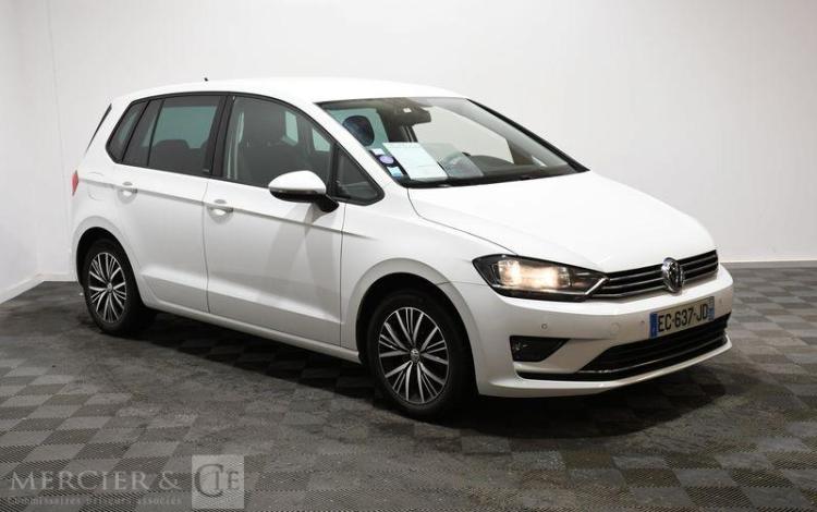 VOLKSWAGEN GOLF SPORTVAN 1.4 TSI 125CH BLUEMOTION ALLSTAR DSG BVA BLANC EC-637-JD