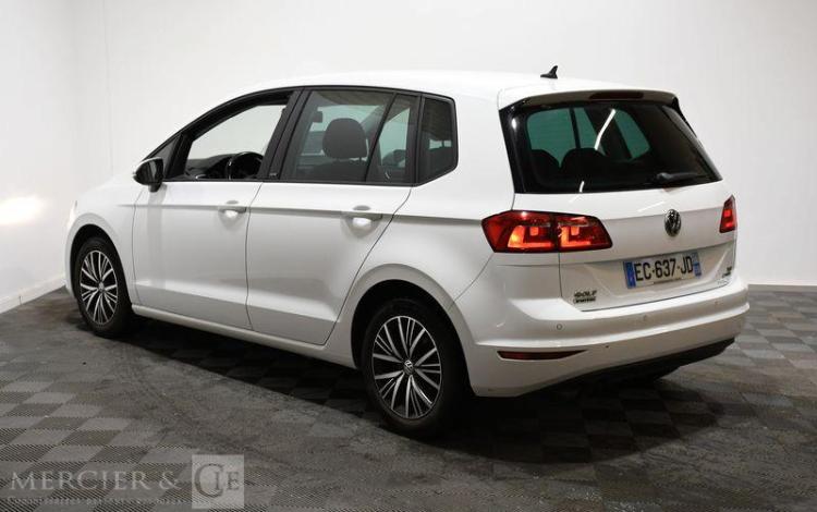 VOLKSWAGEN GOLF SPORTVAN 1.4 TSI 125CH BLUEMOTION ALLSTAR DSG BVA BLANC EC-637-JD