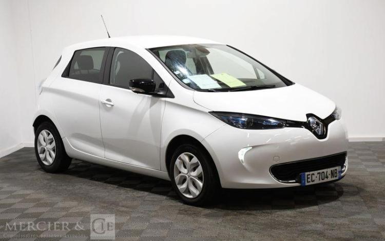 RENAULT ZOE R90 ZE 90 40KWH ACHAT-INTEGRAL CHARGE-NORMALE LIFE BLANC EC-704-NB