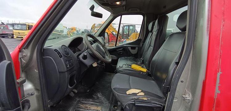 RENAULT MASTER 2,3 DCI 16V BENNE AVEC COFFRE ACIER DIESEL – 168574 KMS – ANNEE 2016 ROUGE ED-254-FX