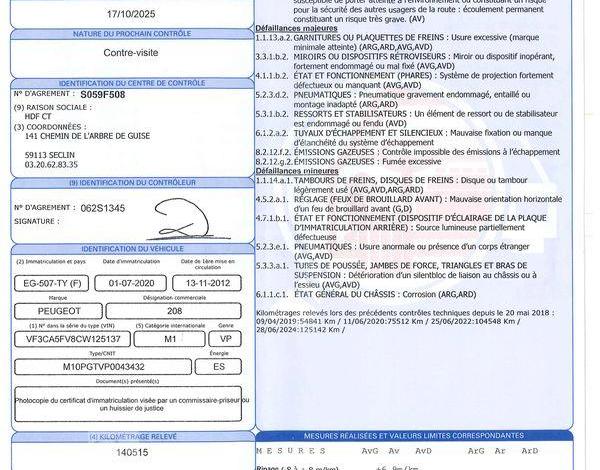 PEUGEOT 208 1.6 THP 155 FELINE MARRON EG-507-TY