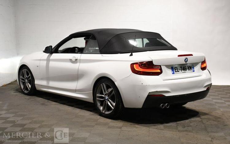 BMW SERIE 2 CABRIOLET 2.0 220 D 190 M-SPORT BVA BLANC EL-746-XM