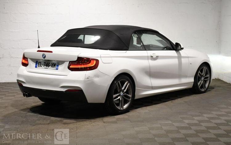 BMW SERIE 2 CABRIOLET 2.0 220 D 190 M-SPORT BVA BLANC EL-746-XM