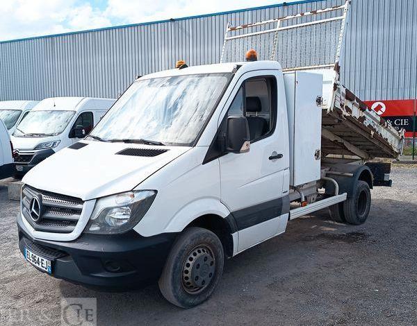 MERCEDES SPRINTER 2 2,2 D 143 CV BENNE AVEC COFFRE ACIER – DIESEL – 138102 KMS – AN 2017  EL-964-EJ