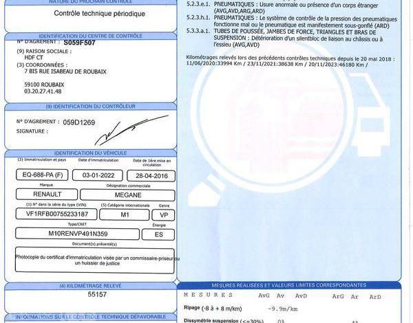 RENAULT MEGANE 1.2 TCE 130CH ENERGY INTENS BLEU EQ-688-PA