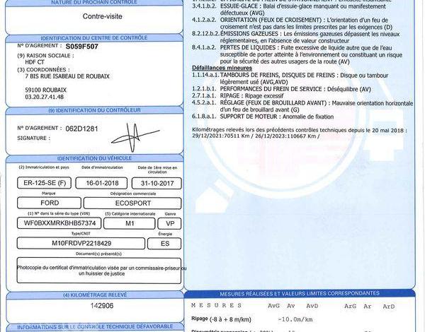 FORD ECOSPORT 1.0 SCTI 125CH TITANIUM MARRON ER-125-SE