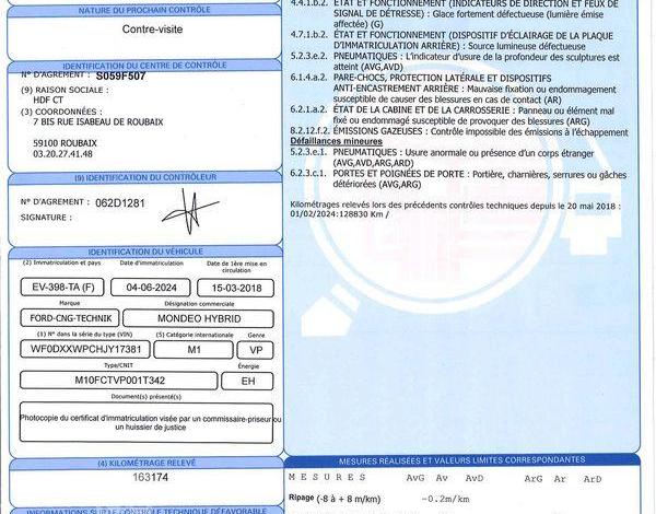 FORD MONDEO HYBRID VIGNALE NOIR EV-398-TA