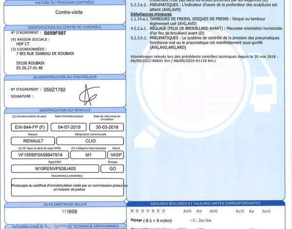RENAULT CLIO STE AIR MEDIANAV ENERGY DCI 75 BLANC EW-844-FP