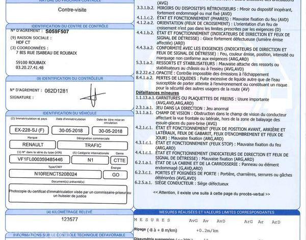 RENAULT TRAFIC L1H2 1200 2T9 ENERGY DCI 125CH CONFORT
 JAUNE EX-228-SJ