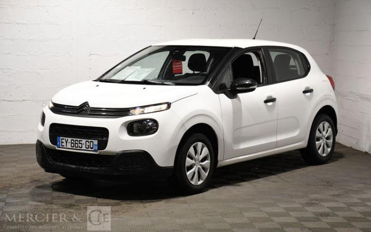 CITROEN C3 1.2 PURETECH 80 LIVE BLANC EY-665-GQ