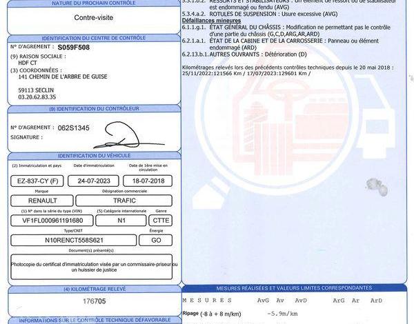 RENAULT TRAFIC 2.0 BLUE HDI 150 CV BLANC EZ-837-CY