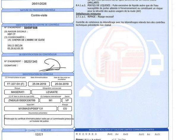 MASERATI LEVANTE V6 GRANTOURISMO BLEU FF-337-SH