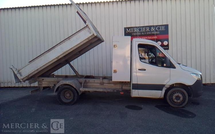 MERCEDES SPRINTER 514 CDI BENNE SIMPLE CABINE COFFRE BLANC FF-425-XJ