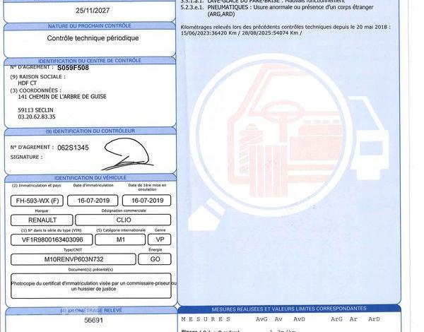 RENAULT CLIO BUSINESS DCI 75 BLANC FH-593-WX