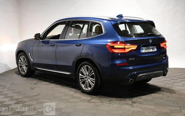 BMW X3 2.0 D 190 LUXURY XDRIVE BVA BLEU FJ-231-NN