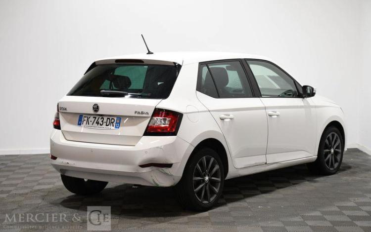 SKODA FABIA AMBITION 1,0 TSI 95CH BVM5 BLANC FK-743-DR