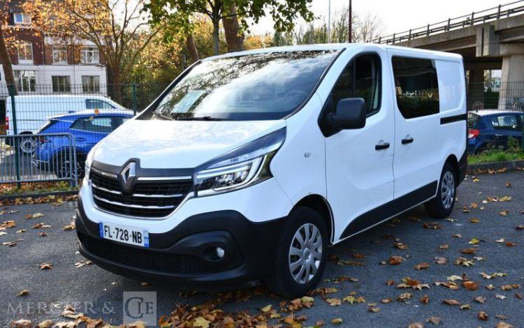 RENAULT TRAFIC CABINE APPROFONDIE 2.0 DCI 120 1T0 L1H1 GRAND-CONFORT BLANC FL-728-NB