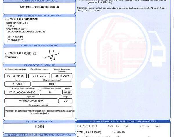 RENAULT CLIO SOCIETE 1.5 BLUEDCI 85 AIR NAVI BLANC FL-796-YM