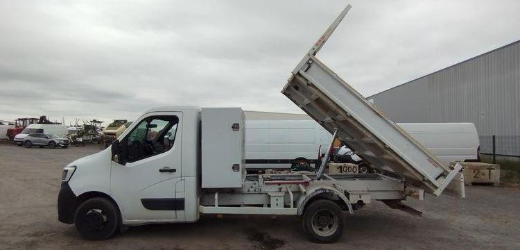 RENAULT MASTER 3 PHASE 2 PROPULSION  2,3DCI 16V ENERGY 163CV AVE BENNE – 87226 KMS BLANC FM-828-PE