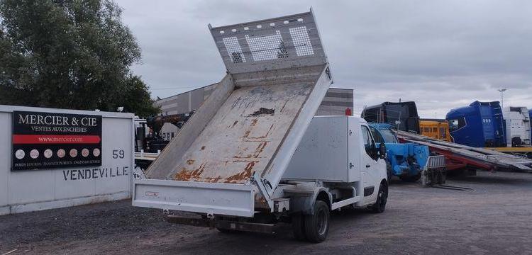 RENAULT MASTER 3 PHASE 2 PROPULSION  2,3DCI 16V ENERGY 163CV AVE BENNE – 87226 KMS BLANC FM-828-PE