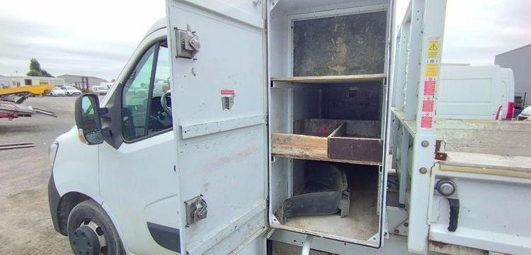 RENAULT MASTER 3 PHASE 2 PROPULSION  2,3DCI 16V ENERGY 163CV AVE BENNE – 87226 KMS BLANC FM-828-PE