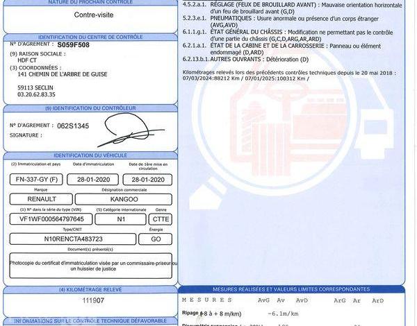 RENAULT KANGOO EXPRESS EXTRA R-LINK BLUE DCI 95 BLANC FN-337-GY