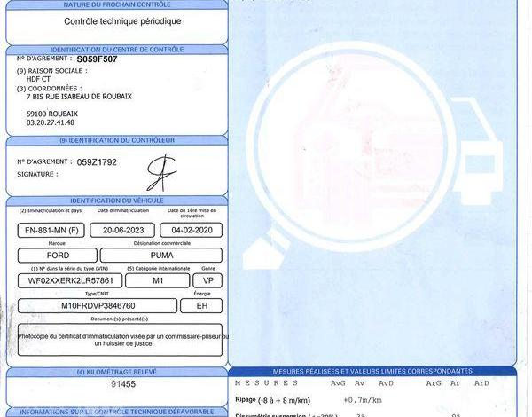 FORD PUMA 1,0 ECOBLUE 125 TITANIUM GRIS FN-861-MN