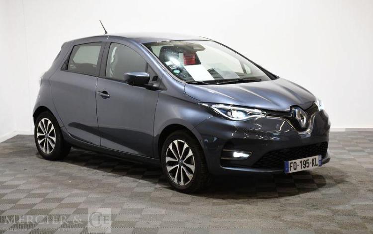 RENAULT ZOE R135 ZE 135 69PPM 50KWH ACHAT INTEGRAL CHARGE NORMALE INTENS BVA GRIS FQ-195-KL