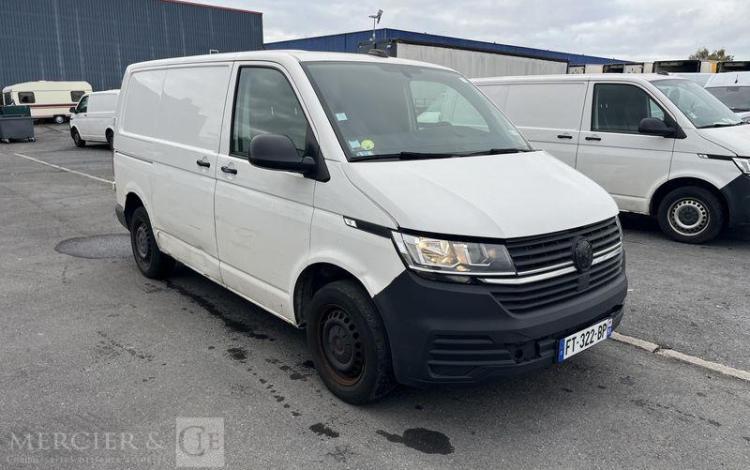 VOLKSWAGEN TRANSPORTER T6 L1H1 2.0 TDI 110 BLANC FT-322-BP
