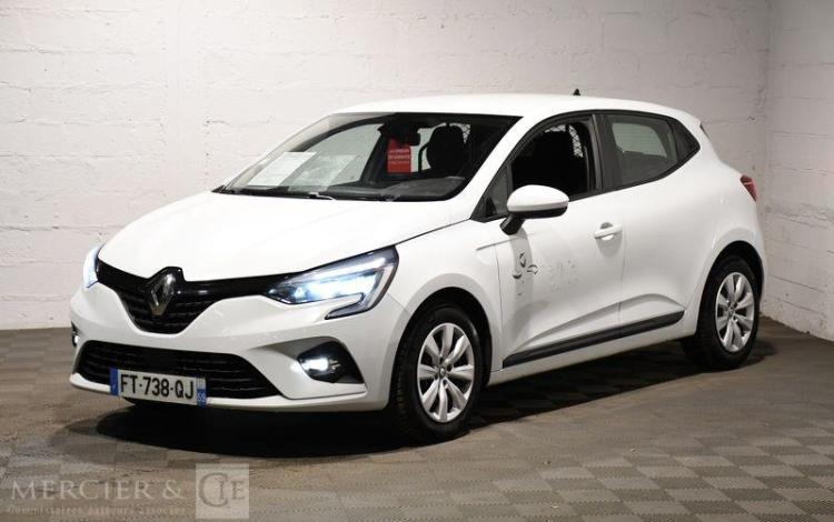 RENAULT CLIO SOCIETE 1.5 BLUEDCI 85 AIR NAVI BLANC FT-738-QJ