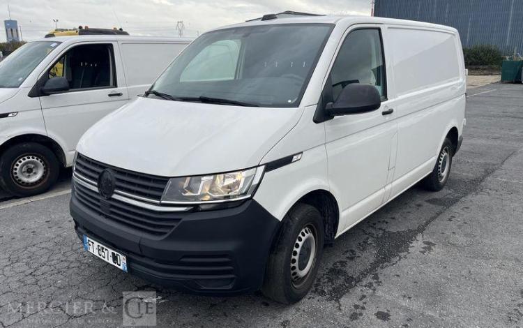 VOLKSWAGEN TRANSPORTER T6 L1H1 2.0 TDI 110 BLANC FT-857-CD