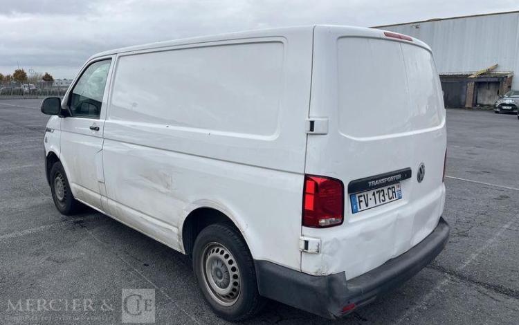 VOLKSWAGEN TRANSPORTER T6 L1H1 2.0 TDI 110 BLANC FV-173-CR