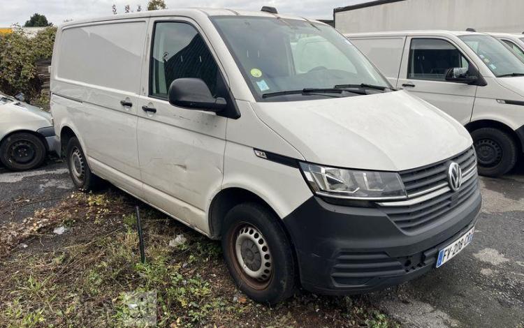VOLKSWAGEN TRANSPORTER T6 L1H1 2.0 TDI 110 BLANC FV-208-CR
