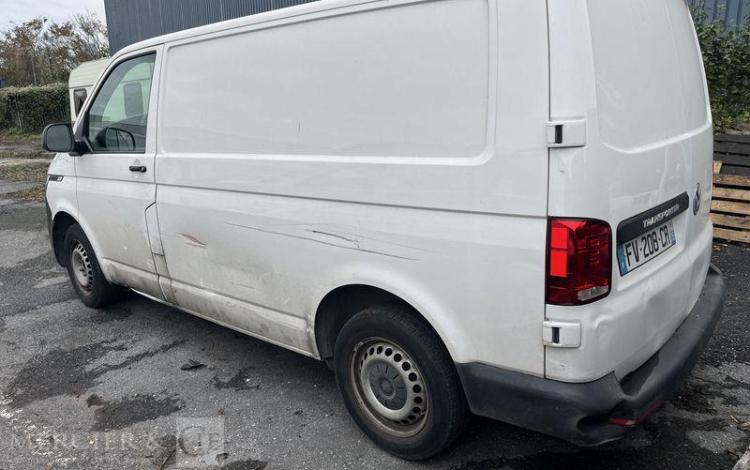 VOLKSWAGEN TRANSPORTER T6 L1H1 2.0 TDI 110 BLANC FV-208-CR