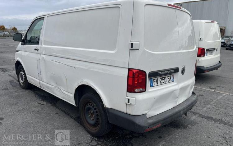 VOLKSWAGEN TRANSPORTER T6 L1H1 2.0 TDI 110 BLANC FV-250-BX