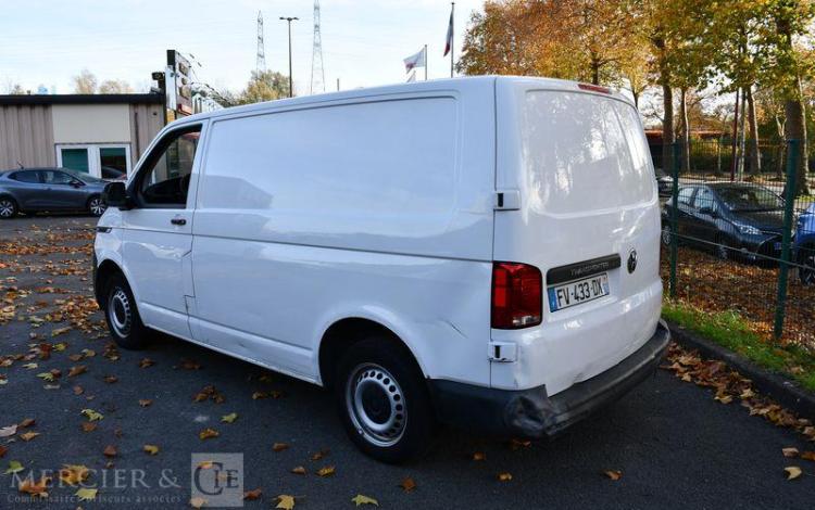 VOLKSWAGEN TRANSPORTER T6 2.0 TDI 110 2T8 L1H1 BLANC FV-433-DX