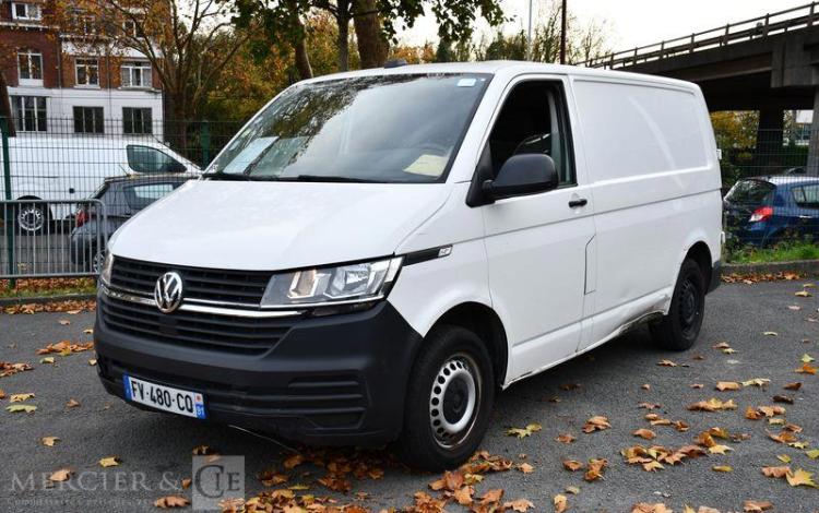VOLKSWAGEN TRANSPORTER T6.1 2.0 TDI 110 L1H1 BLANC FV-480-CQ