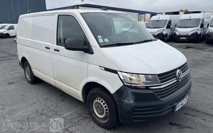 VOLKSWAGEN TRANSPORTER T6 L1H1 2.0 TDI 110 BLANC FV-642-CR