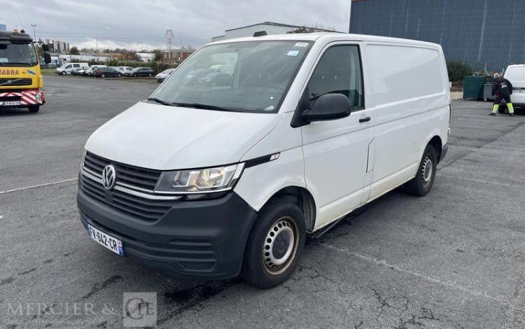 VOLKSWAGEN TRANSPORTER T6 L1H1 2.0 TDI 110 BLANC FV-642-CR
